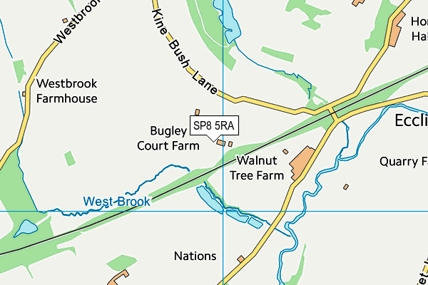 SP8 5RA map - OS VectorMap District (Ordnance Survey)