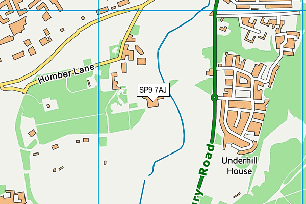 SP9 7AJ map - OS VectorMap District (Ordnance Survey) SP9 7AJ map - OS VectorMap District (Ordnance Survey)