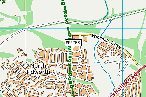 SP9 7FR map - OS VectorMap District (Ordnance Survey) SP9 7FR map - OS VectorMap District (Ordnance Survey)