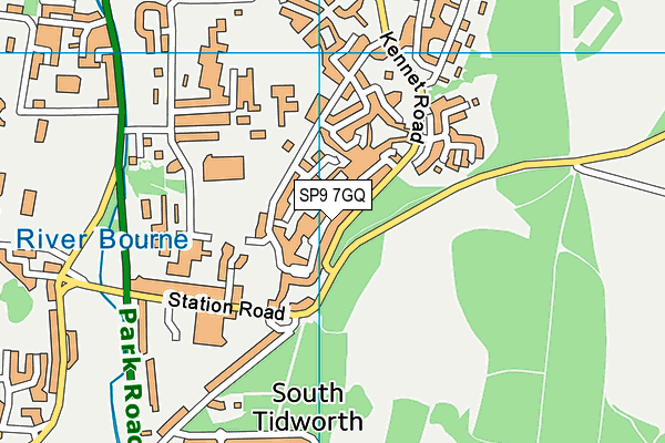 SP9 7GQ map - OS VectorMap District (Ordnance Survey) SP9 7GQ map - OS VectorMap District (Ordnance Survey)