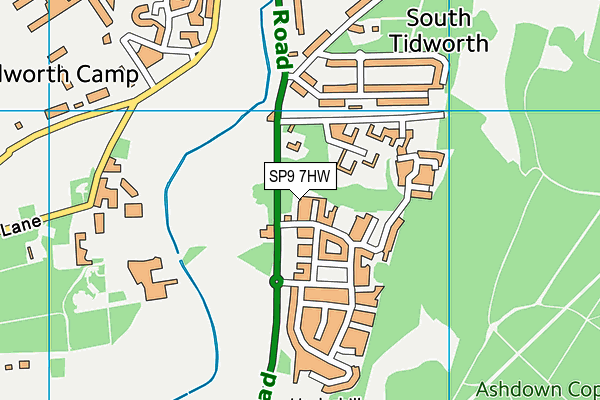 SP9 7HW map - OS VectorMap District (Ordnance Survey) SP9 7HW map - OS VectorMap District (Ordnance Survey)