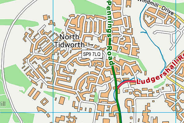 SP9 7LQ map - OS VectorMap District (Ordnance Survey) SP9 7LQ map - OS VectorMap District (Ordnance Survey)