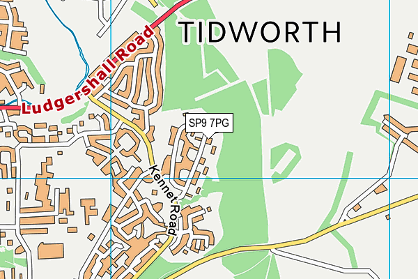 SP9 7PG map - OS VectorMap District (Ordnance Survey) SP9 7PG map - OS VectorMap District (Ordnance Survey)