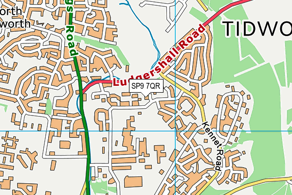 SP9 7QR map - OS VectorMap District (Ordnance Survey) SP9 7QR map - OS VectorMap District (Ordnance Survey)
