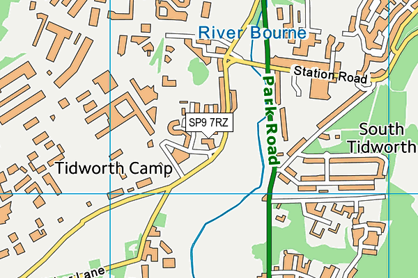 SP9 7RZ map - OS VectorMap District (Ordnance Survey) SP9 7RZ map - OS VectorMap District (Ordnance Survey)