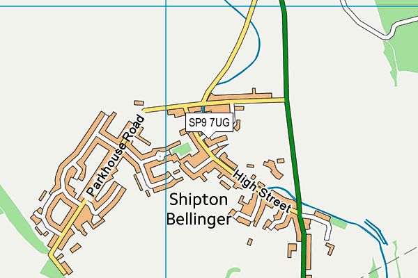 SP9 7UG map - OS VectorMap District (Ordnance Survey) SP9 7UG map - OS VectorMap District (Ordnance Survey)