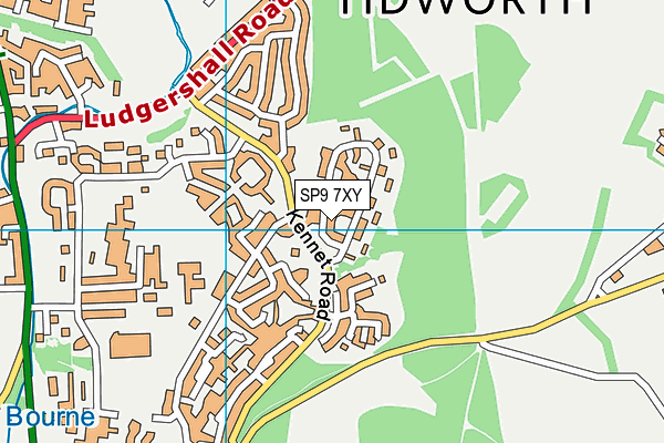 SP9 7XY map - OS VectorMap District (Ordnance Survey) SP9 7XY map - OS VectorMap District (Ordnance Survey)