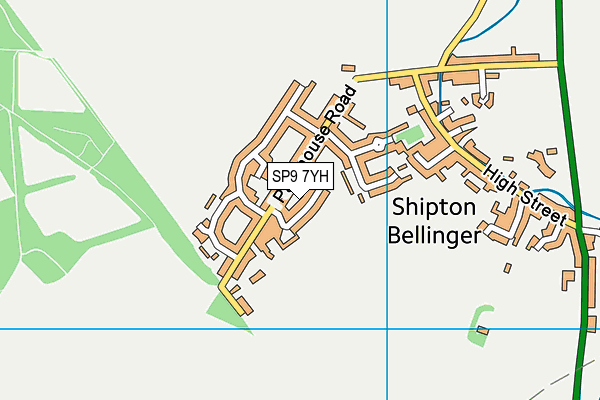 SP9 7YH map - OS VectorMap District (Ordnance Survey) SP9 7YH map - OS VectorMap District (Ordnance Survey)