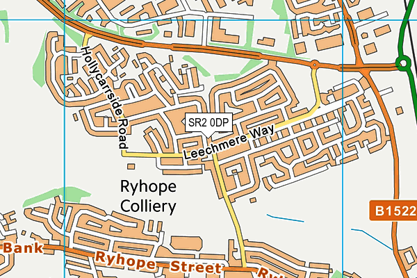 SR2 0DP map - OS VectorMap District (Ordnance Survey) SR2 0DP map - OS VectorMap District (Ordnance Survey)