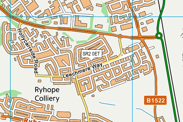 SR2 0ET map - OS VectorMap District (Ordnance Survey) SR2 0ET map - OS VectorMap District (Ordnance Survey)