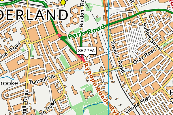 SR2 7EA map - OS VectorMap District (Ordnance Survey) SR2 7EA map - OS VectorMap District (Ordnance Survey)