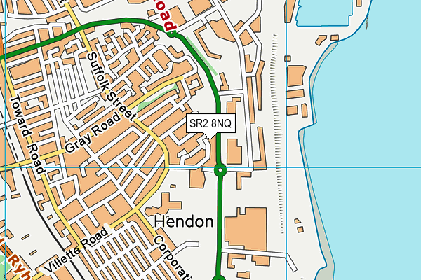 SR2 8NQ map - OS VectorMap District (Ordnance Survey) SR2 8NQ map - OS VectorMap District (Ordnance Survey)