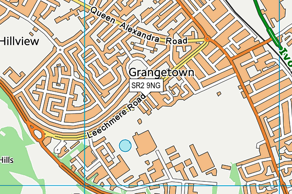 SR2 9NG map - OS VectorMap District (Ordnance Survey) SR2 9NG map - OS VectorMap District (Ordnance Survey)