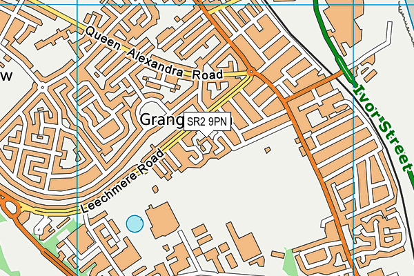 SR2 9PN map - OS VectorMap District (Ordnance Survey) SR2 9PN map - OS VectorMap District (Ordnance Survey)