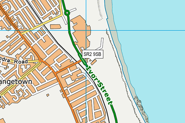 SR2 9SB map - OS VectorMap District (Ordnance Survey) SR2 9SB map - OS VectorMap District (Ordnance Survey)