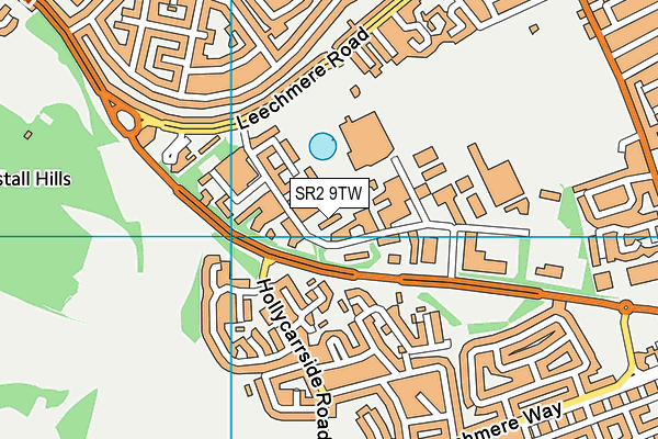 SR2 9TW map - OS VectorMap District (Ordnance Survey) SR2 9TW map - OS VectorMap District (Ordnance Survey)