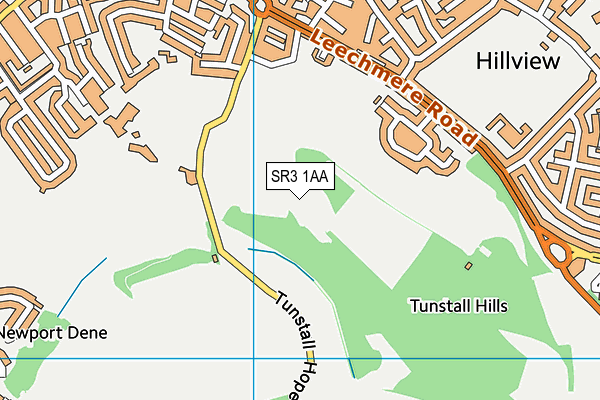 SR3 1AA map - OS VectorMap District (Ordnance Survey) SR3 1AA map - OS VectorMap District (Ordnance Survey)