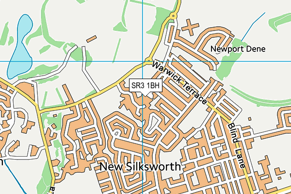 SR3 1BH map - OS VectorMap District (Ordnance Survey) SR3 1BH map - OS VectorMap District (Ordnance Survey)