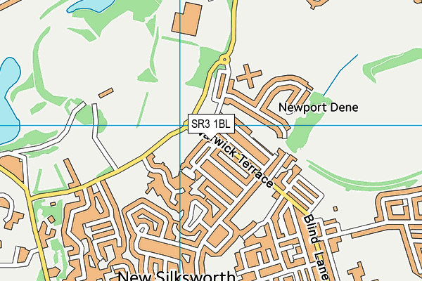 SR3 1BL map - OS VectorMap District (Ordnance Survey) SR3 1BL map - OS VectorMap District (Ordnance Survey)