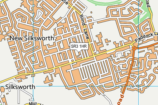 SR3 1HR map - OS VectorMap District (Ordnance Survey) SR3 1HR map - OS VectorMap District (Ordnance Survey)