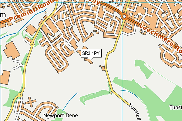 SR3 1PY map - OS VectorMap District (Ordnance Survey) SR3 1PY map - OS VectorMap District (Ordnance Survey)