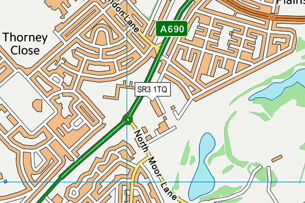 SR3 1TQ map - OS VectorMap District (Ordnance Survey) SR3 1TQ map - OS VectorMap District (Ordnance Survey)