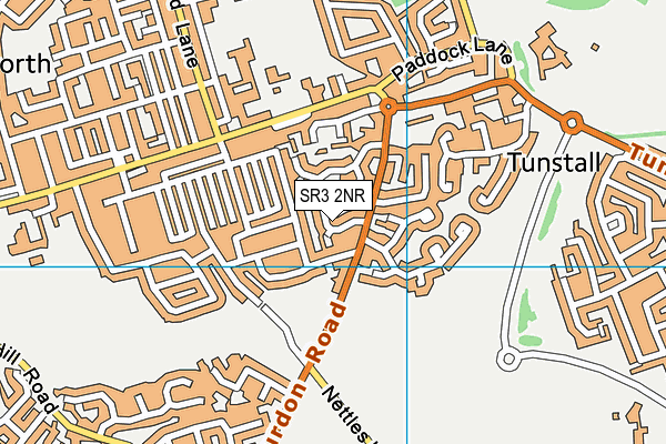 SR3 2NR map - OS VectorMap District (Ordnance Survey) SR3 2NR map - OS VectorMap District (Ordnance Survey)