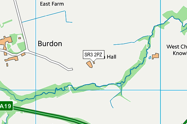 SR3 2PZ map - OS VectorMap District (Ordnance Survey) SR3 2PZ map - OS VectorMap District (Ordnance Survey)