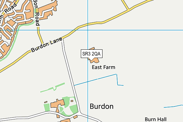 SR3 2QA map - OS VectorMap District (Ordnance Survey) SR3 2QA map - OS VectorMap District (Ordnance Survey)