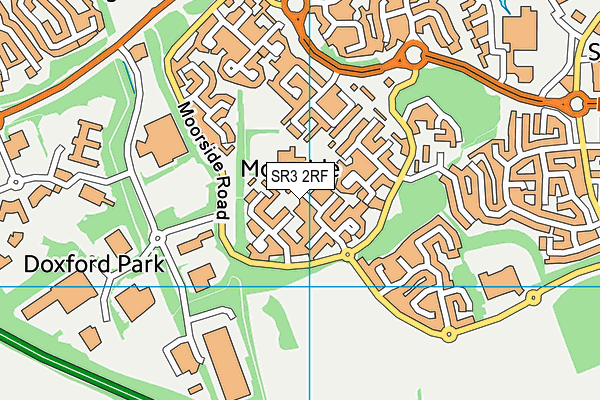 SR3 2RF map - OS VectorMap District (Ordnance Survey) SR3 2RF map - OS VectorMap District (Ordnance Survey)