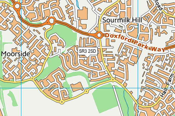 SR3 2SD map - OS VectorMap District (Ordnance Survey) SR3 2SD map - OS VectorMap District (Ordnance Survey)