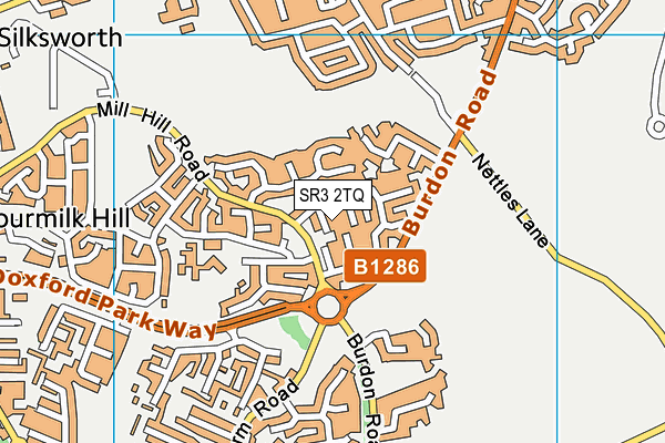 SR3 2TQ map - OS VectorMap District (Ordnance Survey) SR3 2TQ map - OS VectorMap District (Ordnance Survey)