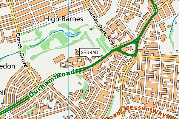SR3 4AD map - OS VectorMap District (Ordnance Survey) SR3 4AD map - OS VectorMap District (Ordnance Survey)