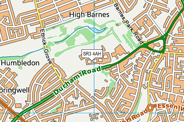 SR3 4AH map - OS VectorMap District (Ordnance Survey) SR3 4AH map - OS VectorMap District (Ordnance Survey)