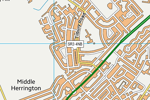 SR3 4NB map - OS VectorMap District (Ordnance Survey) SR3 4NB map - OS VectorMap District (Ordnance Survey)