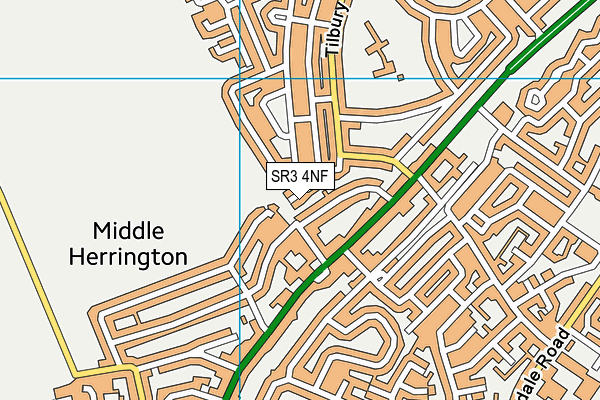 SR3 4NF map - OS VectorMap District (Ordnance Survey) SR3 4NF map - OS VectorMap District (Ordnance Survey)