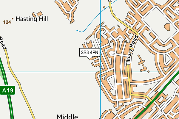 SR3 4PN map - OS VectorMap District (Ordnance Survey) SR3 4PN map - OS VectorMap District (Ordnance Survey)
