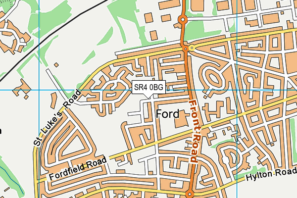 SR4 0BG map - OS VectorMap District (Ordnance Survey) SR4 0BG map - OS VectorMap District (Ordnance Survey)