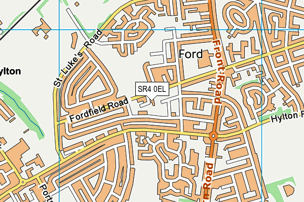 SR4 0EL map - OS VectorMap District (Ordnance Survey) SR4 0EL map - OS VectorMap District (Ordnance Survey)
