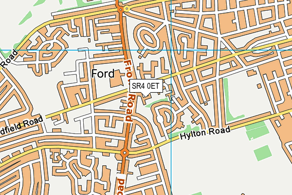 SR4 0ET map - OS VectorMap District (Ordnance Survey) SR4 0ET map - OS VectorMap District (Ordnance Survey)