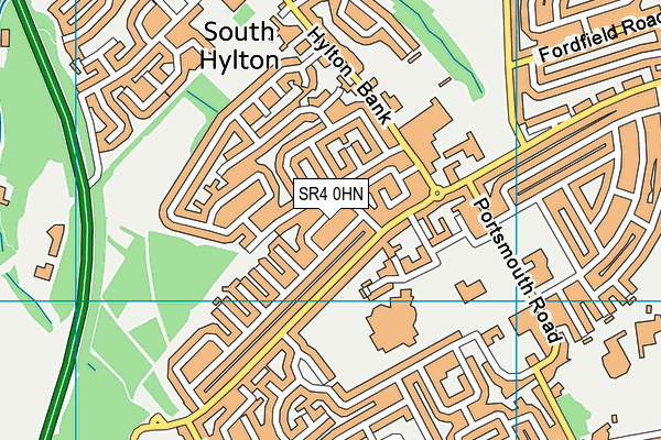 SR4 0HN map - OS VectorMap District (Ordnance Survey) SR4 0HN map - OS VectorMap District (Ordnance Survey)
