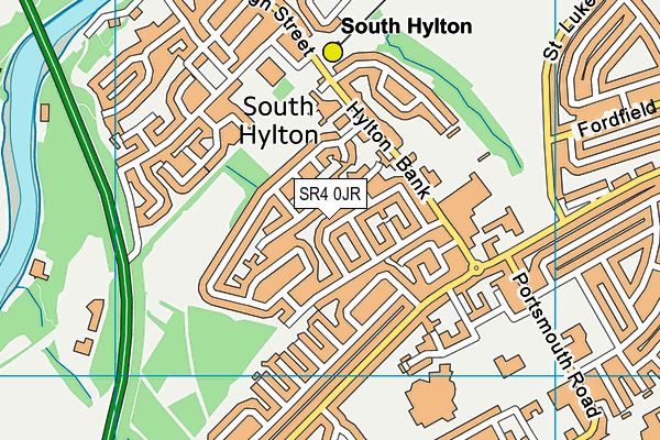 SR4 0JR map - OS VectorMap District (Ordnance Survey) SR4 0JR map - OS VectorMap District (Ordnance Survey)
