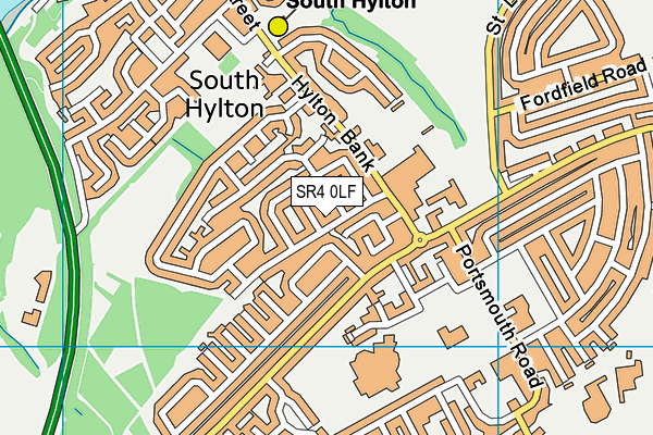SR4 0LF map - OS VectorMap District (Ordnance Survey) SR4 0LF map - OS VectorMap District (Ordnance Survey)
