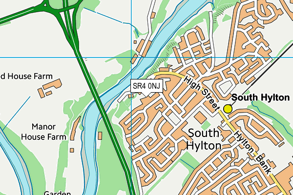SR4 0NJ map - OS VectorMap District (Ordnance Survey) SR4 0NJ map - OS VectorMap District (Ordnance Survey)