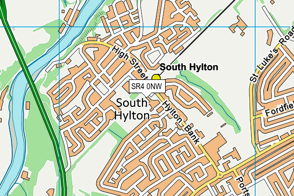 SR4 0NW map - OS VectorMap District (Ordnance Survey) SR4 0NW map - OS VectorMap District (Ordnance Survey)