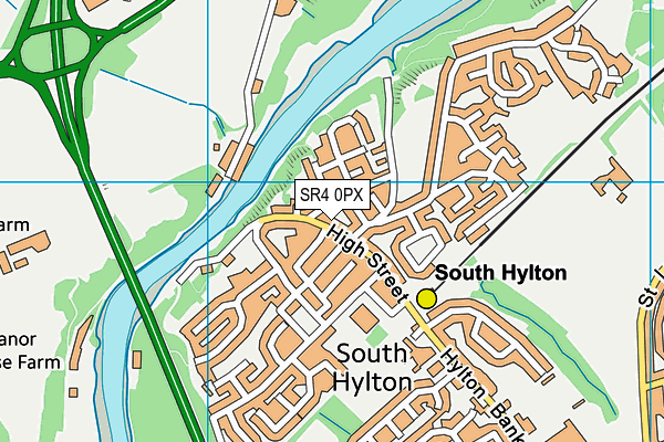 SR4 0PX map - OS VectorMap District (Ordnance Survey) SR4 0PX map - OS VectorMap District (Ordnance Survey)