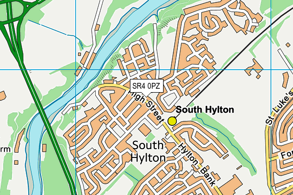SR4 0PZ map - OS VectorMap District (Ordnance Survey) SR4 0PZ map - OS VectorMap District (Ordnance Survey)