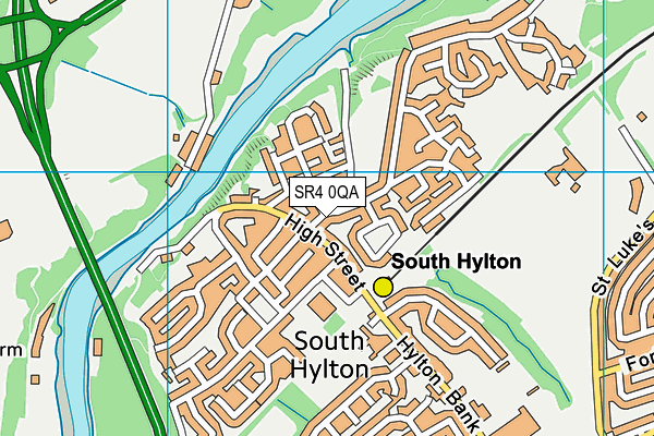 SR4 0QA map - OS VectorMap District (Ordnance Survey) SR4 0QA map - OS VectorMap District (Ordnance Survey)