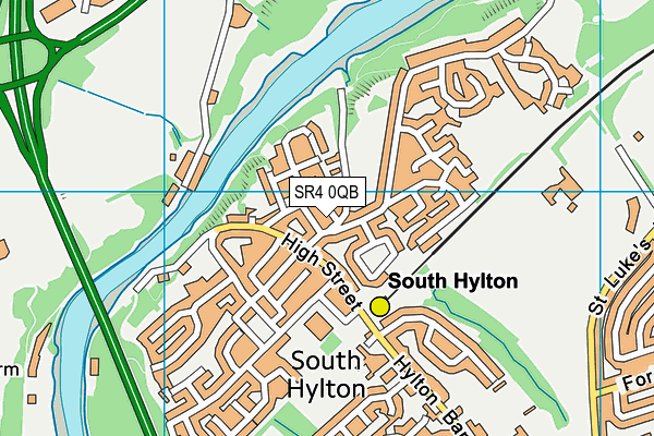 SR4 0QB map - OS VectorMap District (Ordnance Survey) SR4 0QB map - OS VectorMap District (Ordnance Survey)