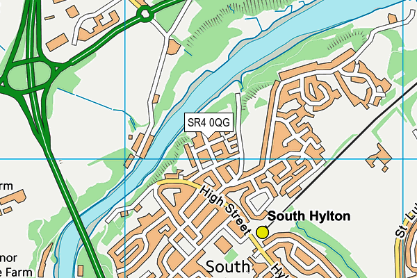 SR4 0QG map - OS VectorMap District (Ordnance Survey) SR4 0QG map - OS VectorMap District (Ordnance Survey)